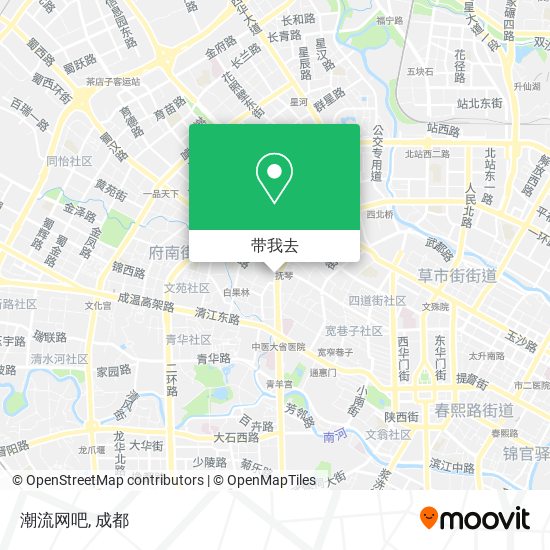 潮流网吧地图