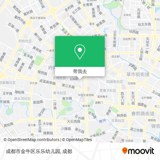 成都市金牛区乐乐幼儿园地图