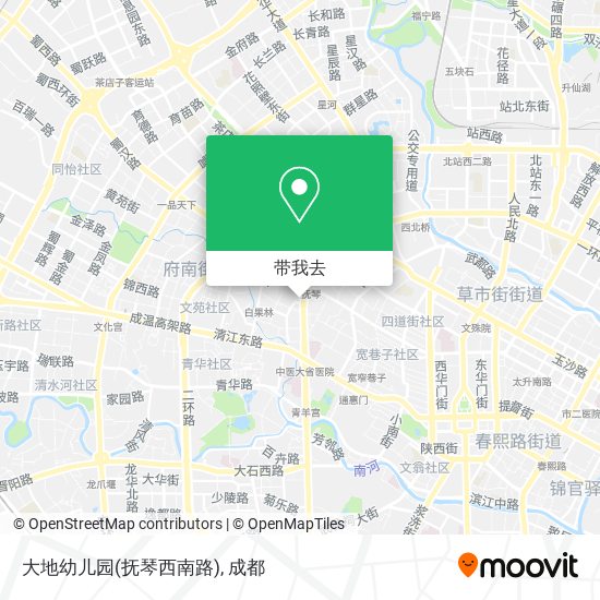 大地幼儿园(抚琴西南路)地图