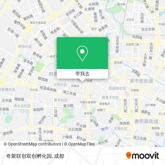 奇聚联创双创孵化园地图
