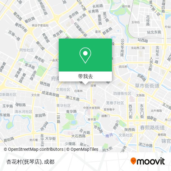 杏花村(抚琴店)地图