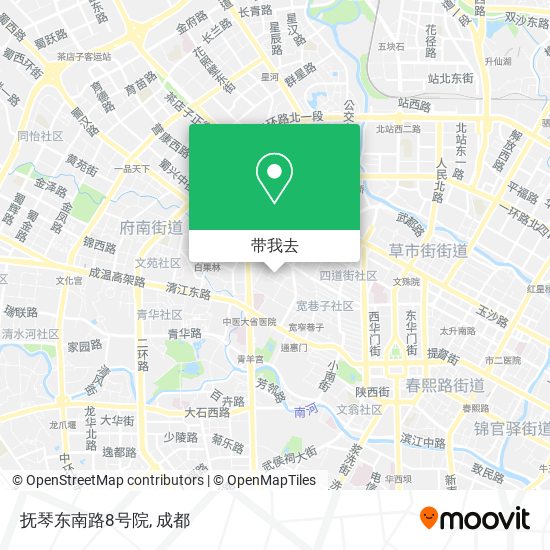 抚琴东南路8号院地图