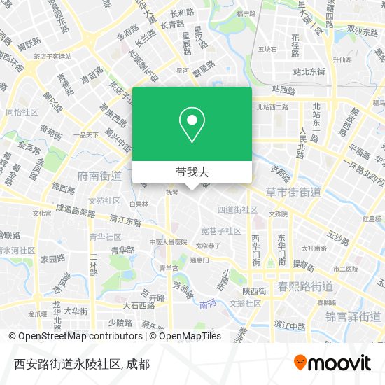 西安路街道永陵社区地图