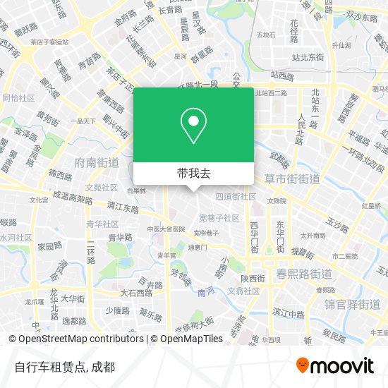 自行车租赁点地图