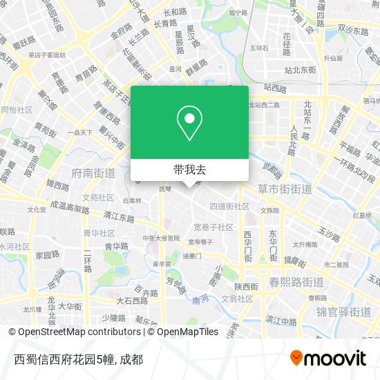 西蜀信西府花园5幢地图