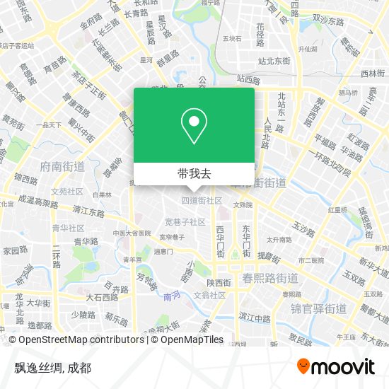 飘逸丝绸地图