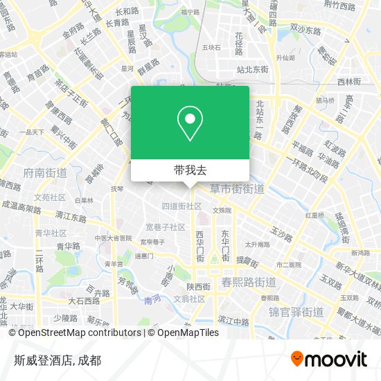 斯威登酒店地图
