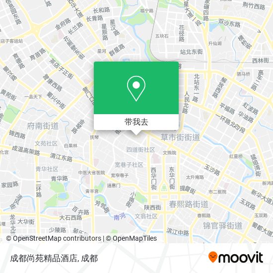 成都尚苑精品酒店地图