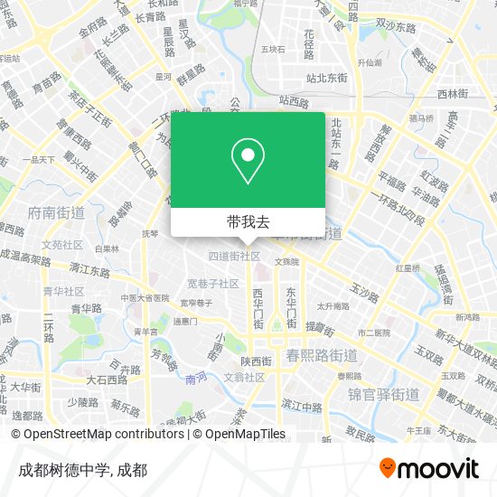 成都树德中学地图