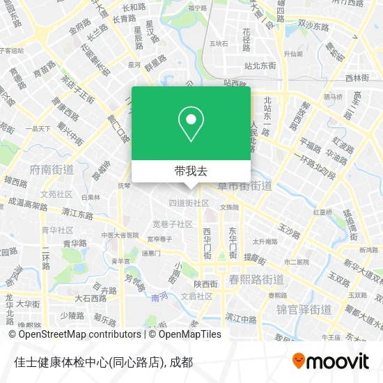 佳士健康体检中心(同心路店)地图