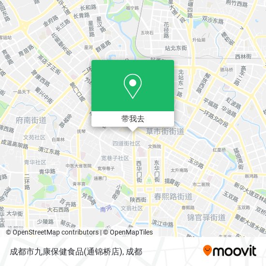 成都市九康保健食品(通锦桥店)地图