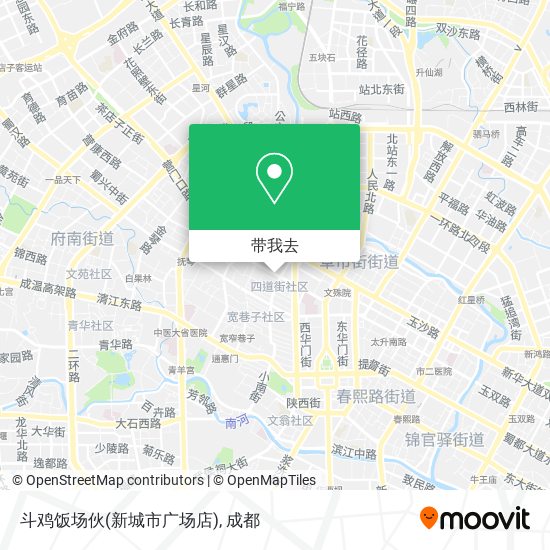 斗鸡饭场伙(新城市广场店)地图