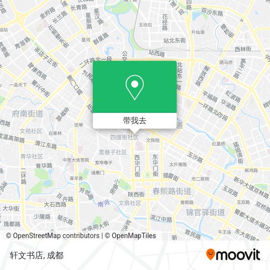 轩文书店地图