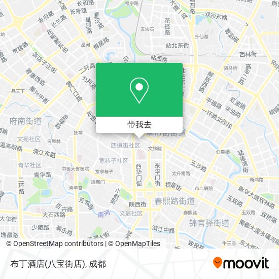 布丁酒店(八宝街店)地图