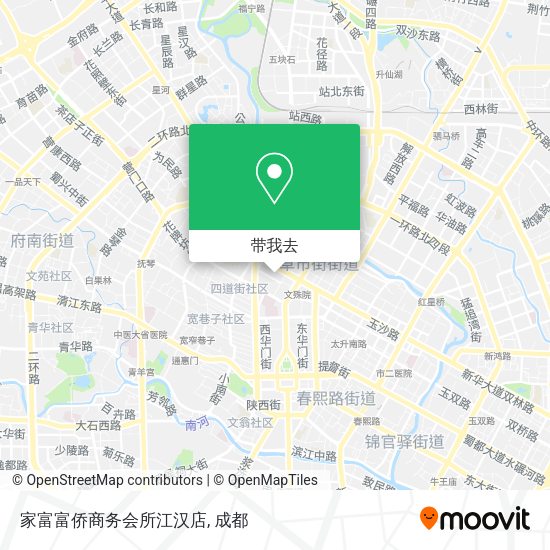 家富富侨商务会所江汉店地图