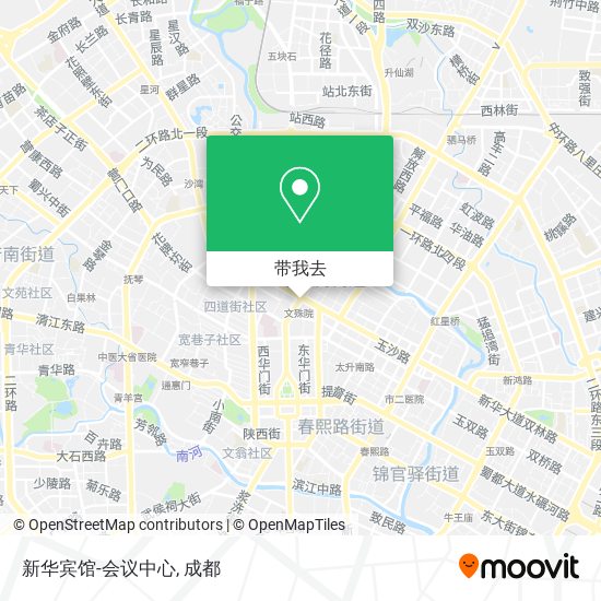 新华宾馆-会议中心地图