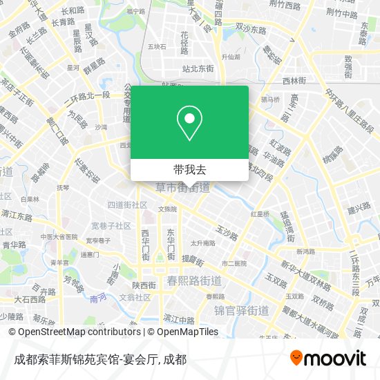 成都索菲斯锦苑宾馆-宴会厅地图