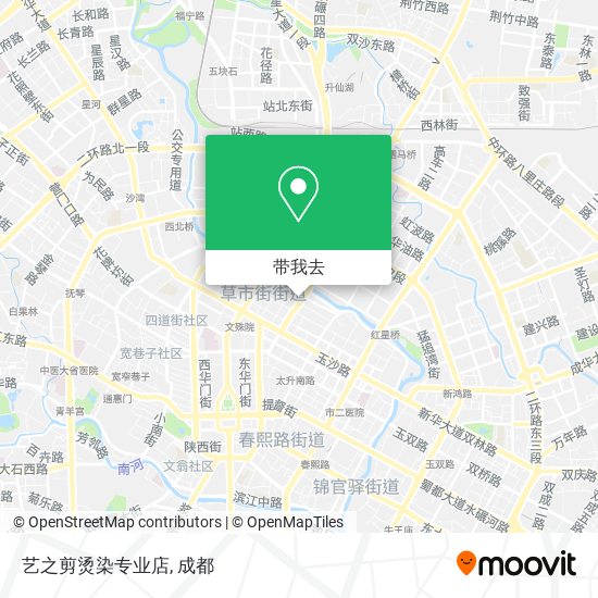 艺之剪烫染专业店地图