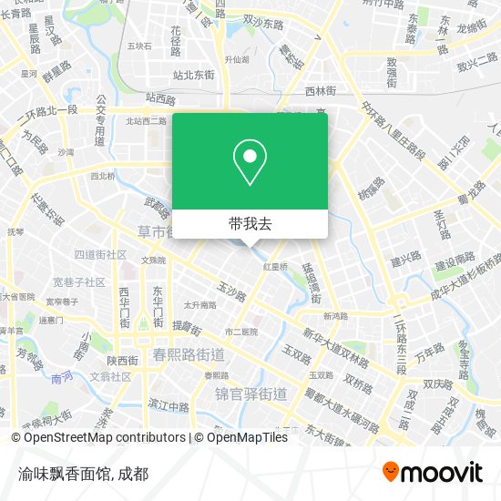 渝味飘香面馆地图