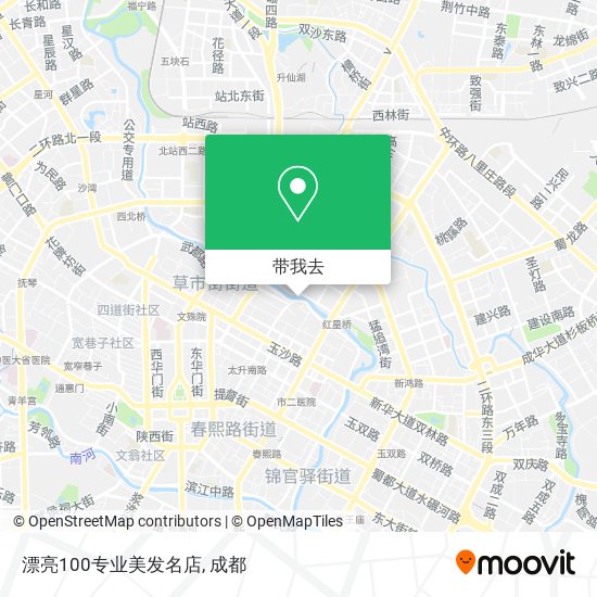 漂亮100专业美发名店地图