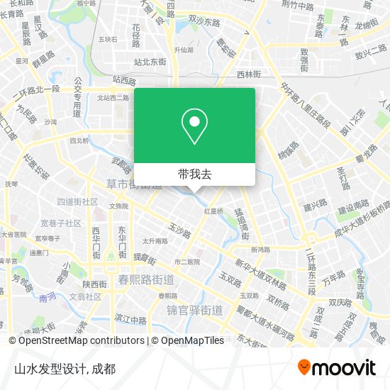 山水发型设计地图