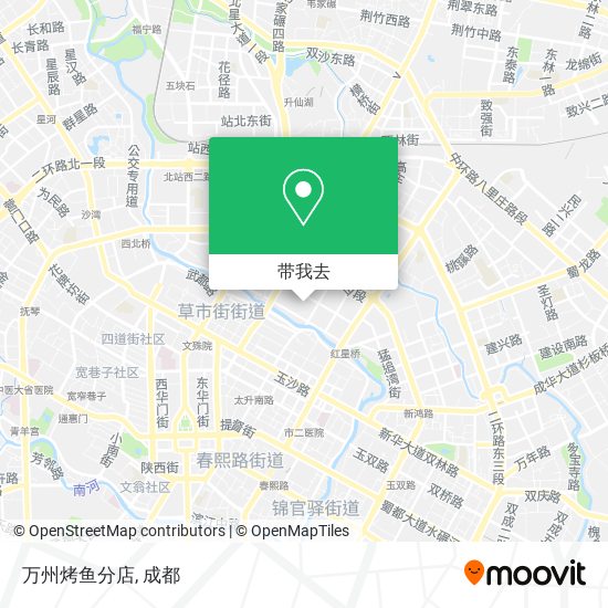 万州烤鱼分店地图
