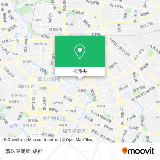 双珠豆腐脑地图