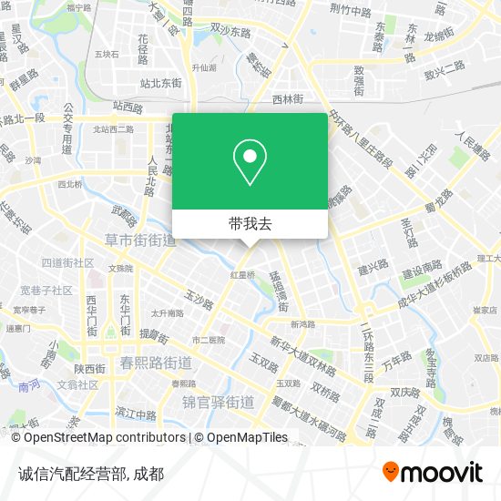 诚信汽配经营部地图