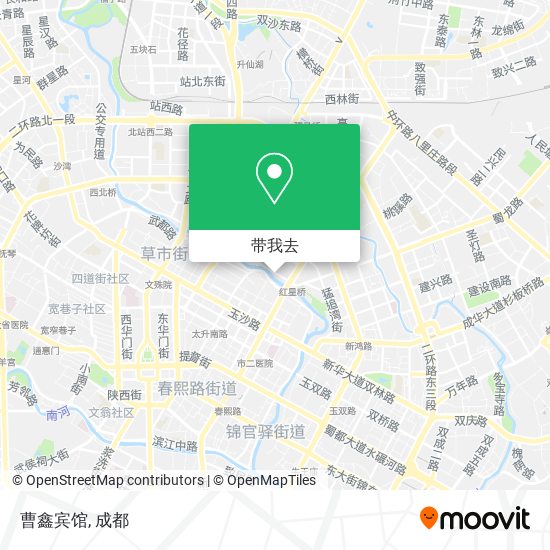 曹鑫宾馆地图