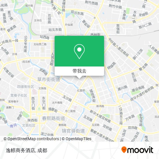 逸幜商务酒店地图