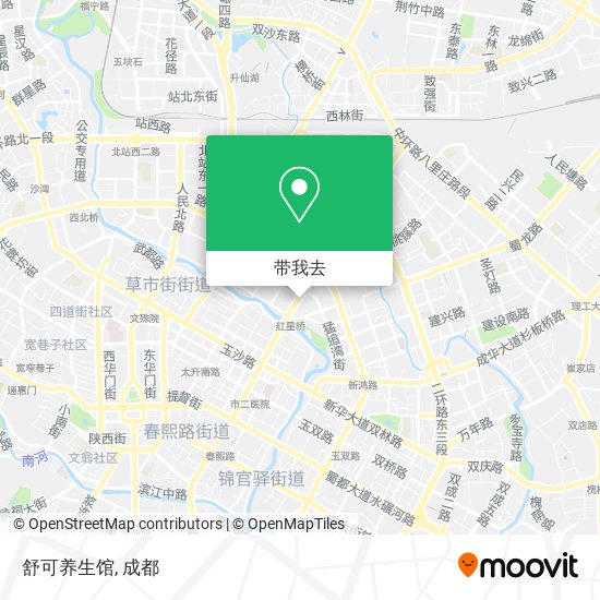 舒可养生馆地图