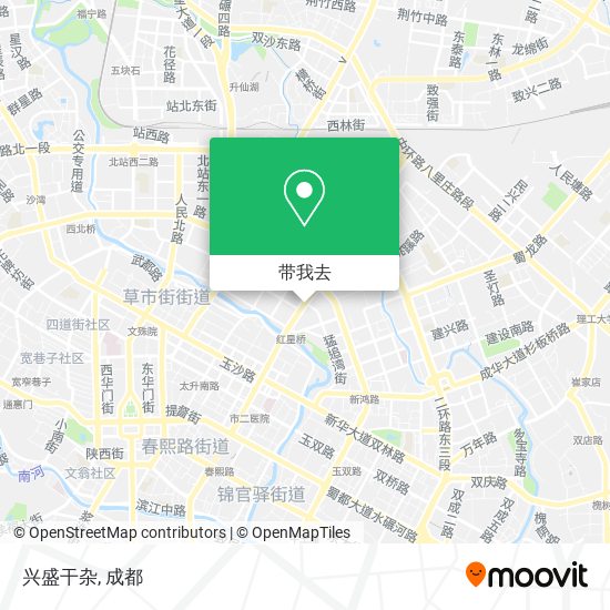 兴盛干杂地图