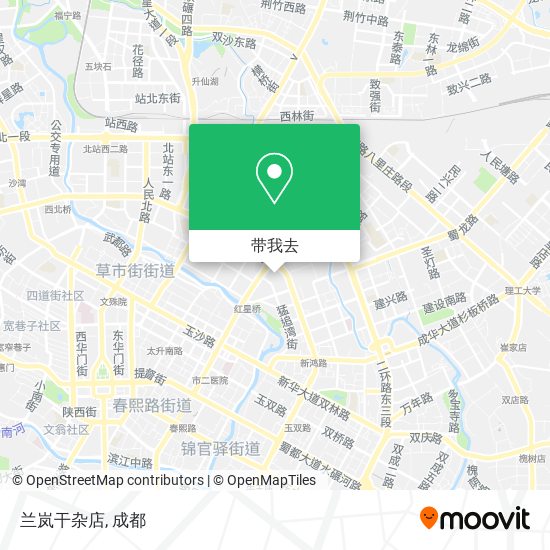 兰岚干杂店地图