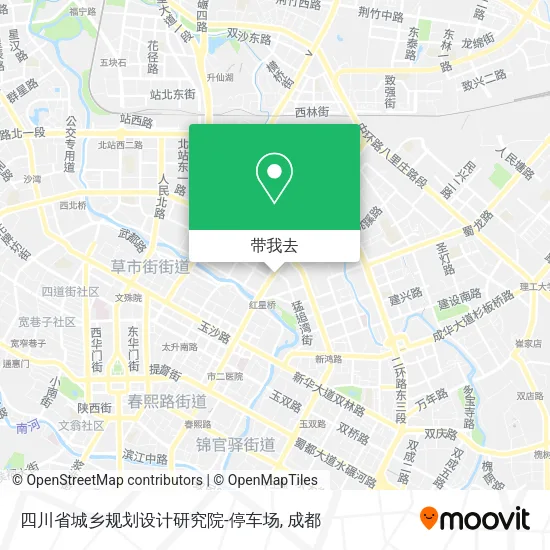 四川省城乡规划设计研究院-停车场地图