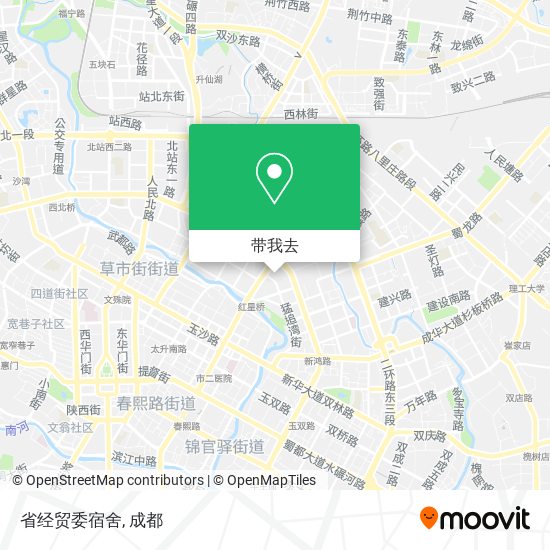 省经贸委宿舍地图