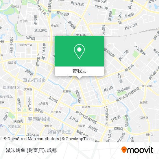 滋味烤鱼 (财富店)地图
