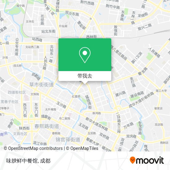 味腴鲜中餐馆地图