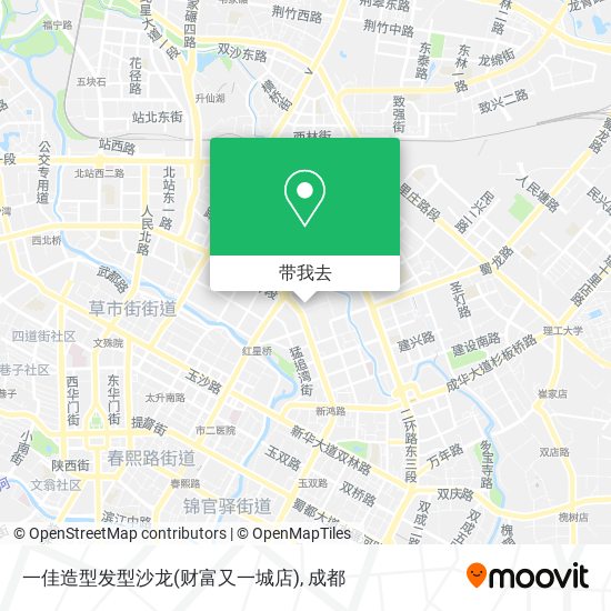 一佳造型发型沙龙(财富又一城店)地图