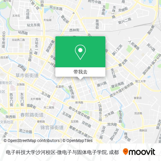 电子科技大学沙河校区-微电子与固体电子学院地图