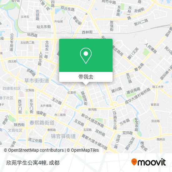 欣苑学生公寓4幢地图
