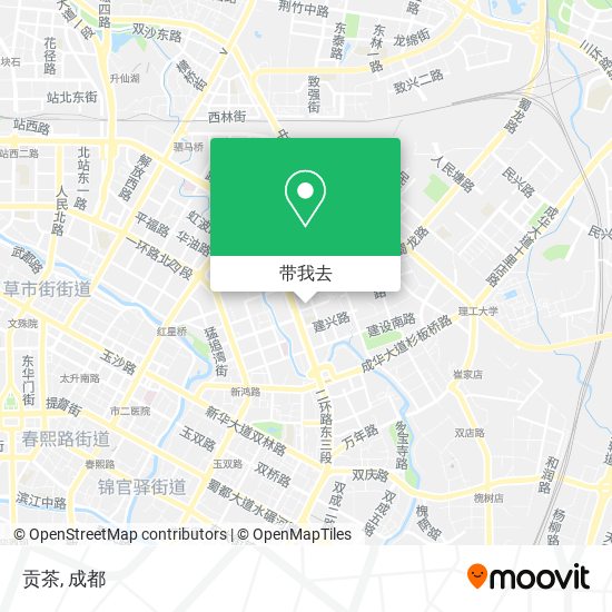 贡茶地图