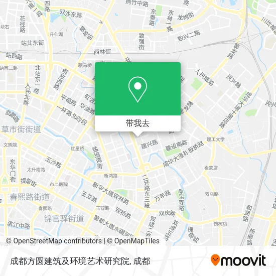 成都方圆建筑及环境艺术研究院地图