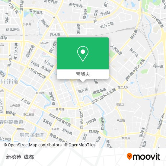 新禧苑地图