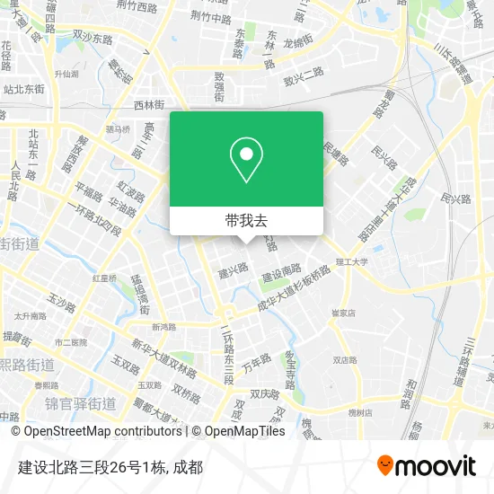 建设北路三段26号1栋地图