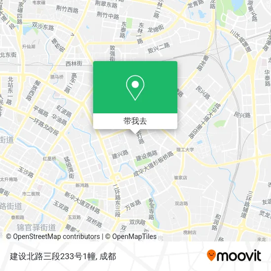 建设北路三段233号1幢地图
