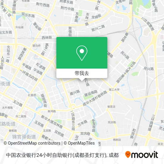 中国农业银行24小时自助银行(成都圣灯支行)地图