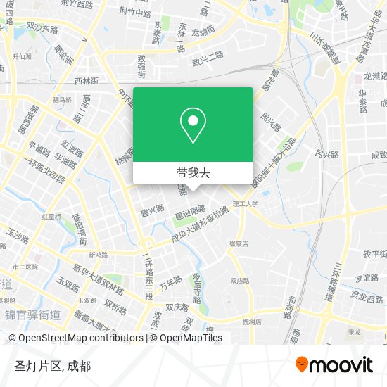 圣灯片区地图