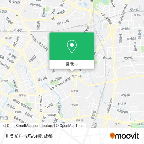 川美塑料市场A4幢地图