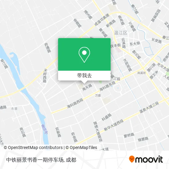 中铁丽景书香一期停车场地图