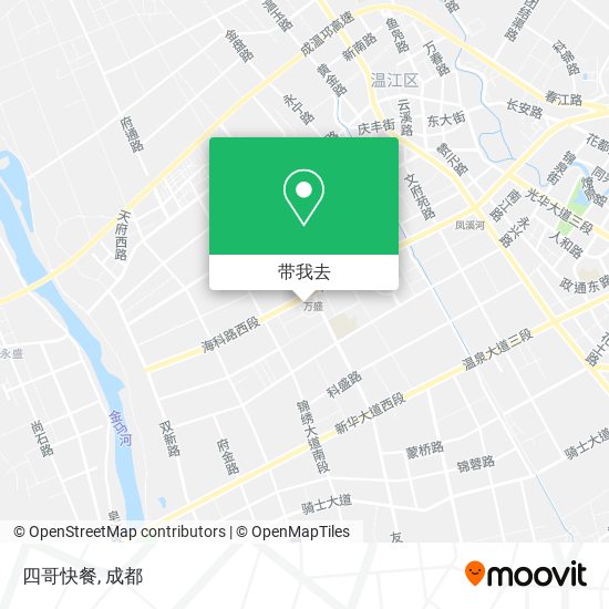 四哥快餐地图